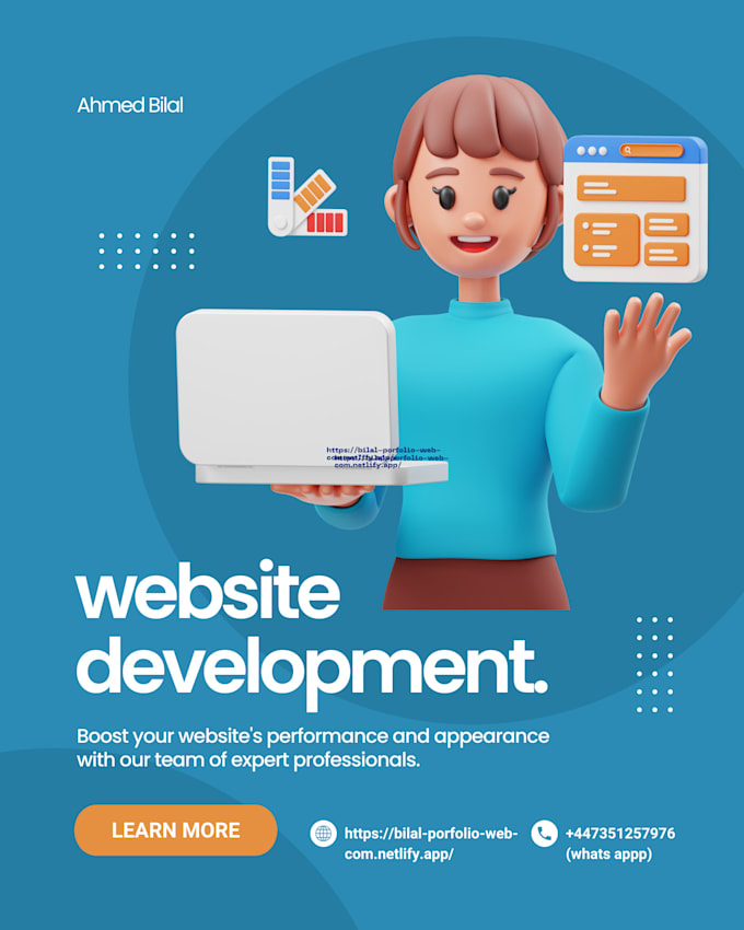 Bestseller - do website development for you lets make dream website for you