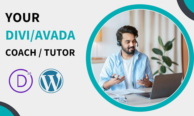 Gig Preview - Be your personal wordpress, divi, or avada theme coach