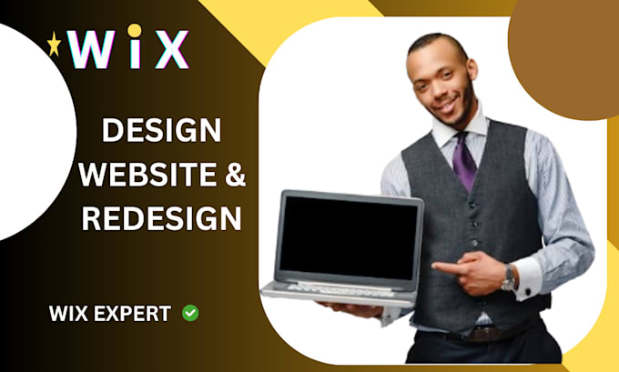 Gig Preview - Develop wix website, wix website redesign, and build wix website