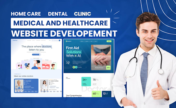 Bestseller - design and build medical, healthcare, home care, dental, clinic website