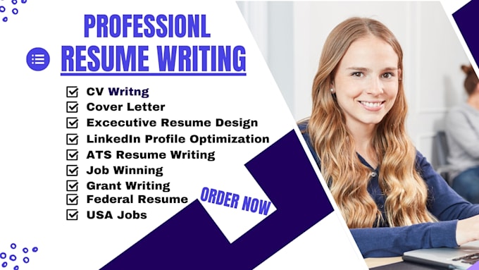 Gig Preview - Create cv, ats resume writing, cover letter, usajobs, executive resume design