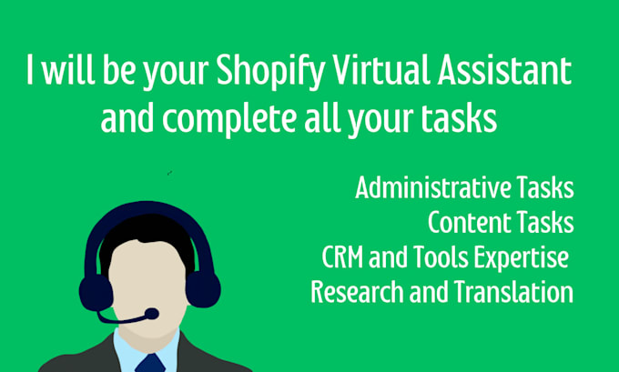 Gig Preview - Be your virtual assistant manager and admin