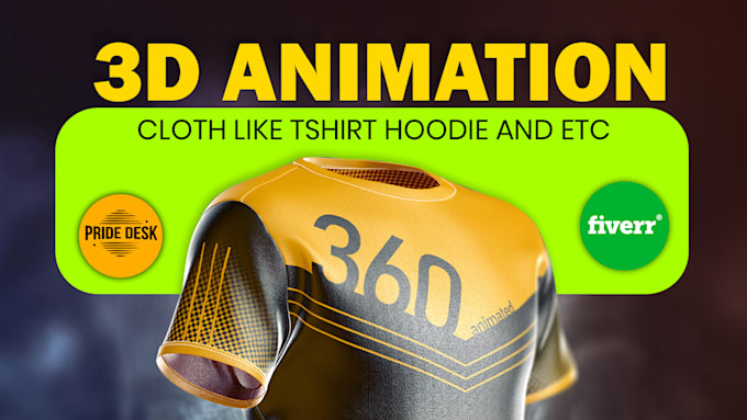 Gig Preview - Do 3d tshirt animation for you