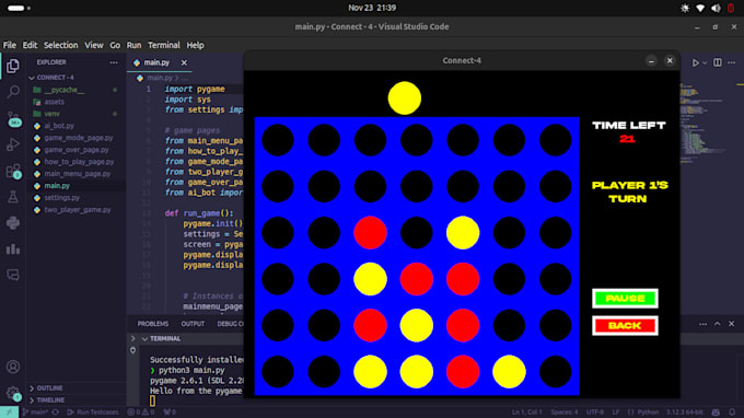 Gig Preview - Develop any kind of 2d game with pygame in python