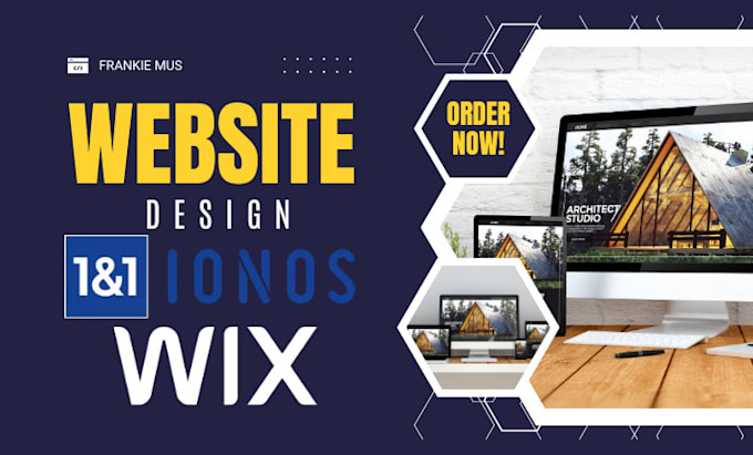 Gig Preview - Design wix website ionos website design redesign wix