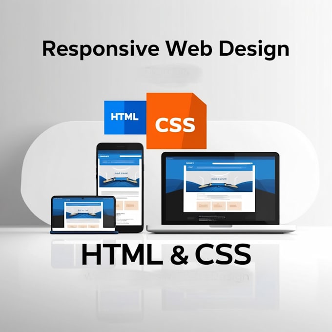 Gig Preview - Design responsive website using html, CSS, bootstrap