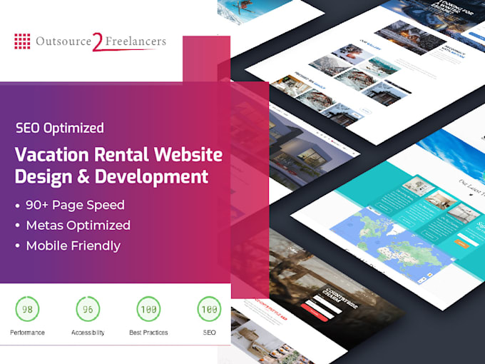 Gig Preview - Create real estate website design, direct booking wordpress website development