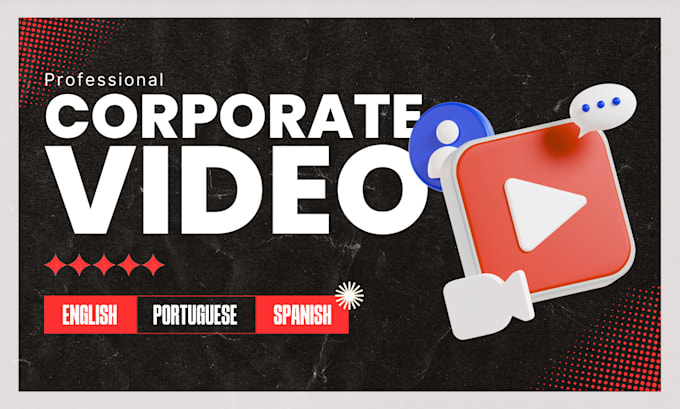 Gig Preview - Edit a professional corporate video for your business