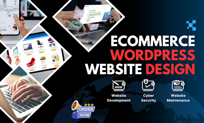 Gig Preview - Build a responsive wordpress woocommerce store or ecommerce website