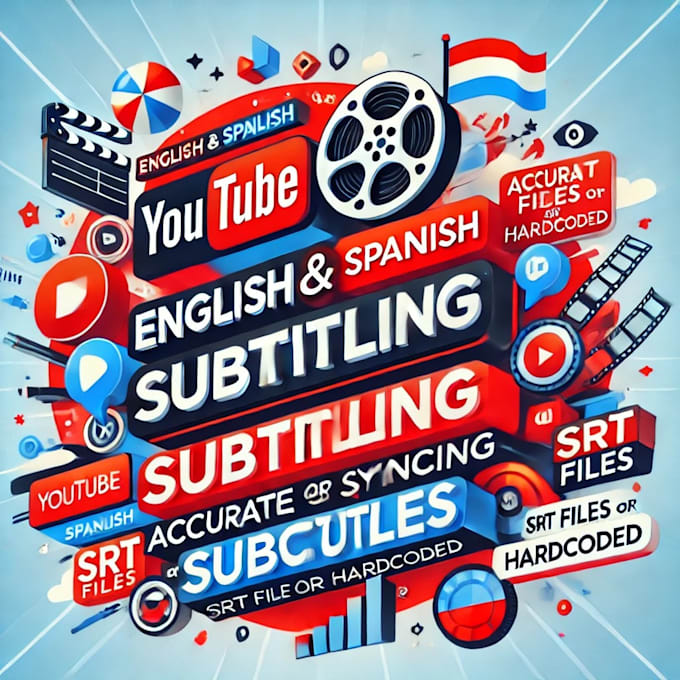 Gig Preview - Professional youtube video subtitling engaging captions