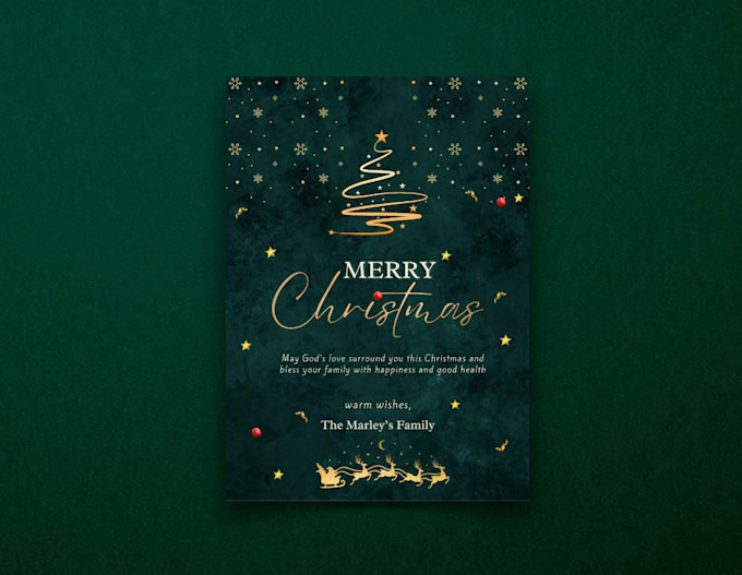 Gig Preview - Design festive christmas cards with animation options