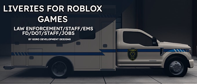 Gig Preview - Make custom and real life liveries for erlc and maple county roblox games