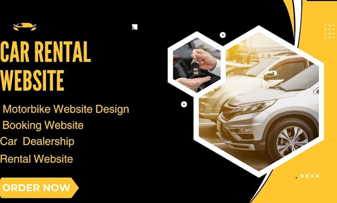 Gig Preview - Design a unique car rental website with SEO and  booking functionality