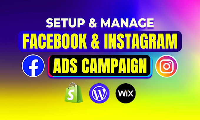 Gig Preview - Be your facebook ads and instagram ads manager