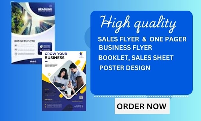 Bestseller - do business sale flyer, one pager, product and custom flyer, sales sheet, poster