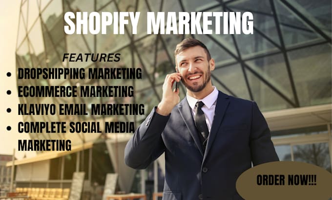 Gig Preview - Boost shopify sales, shopify dropshipping marketing,