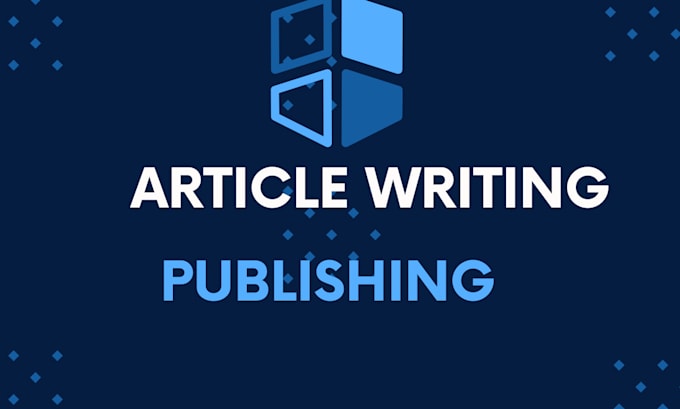 Gig Preview - Write and publish your article in peer review journal on google scholar