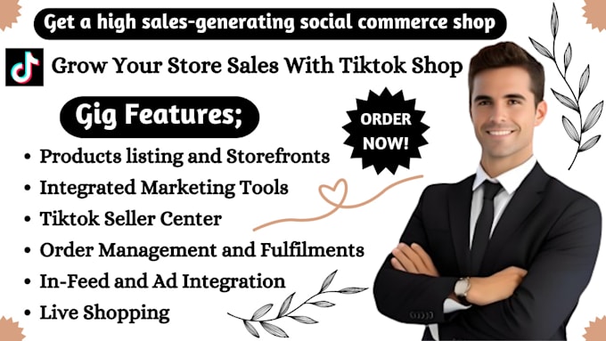 Bestseller - setup tiktok shop, tiktok dropshipping, product listing, tiktok manager