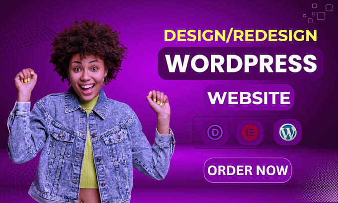 Gig Preview - Design elementor website redesign design divi website redesign wordpress design