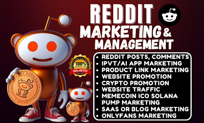 Bestseller - make reddit post for blog content, video, ai app, crypto, website product manage