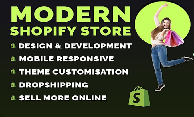 Gig Preview - Build branded shopify store shopify website developer, store developer