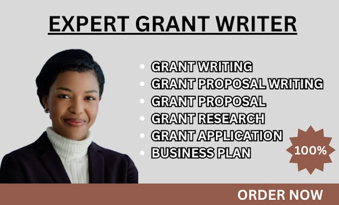 Gig Preview - Write grant proposal, grant research, grant application