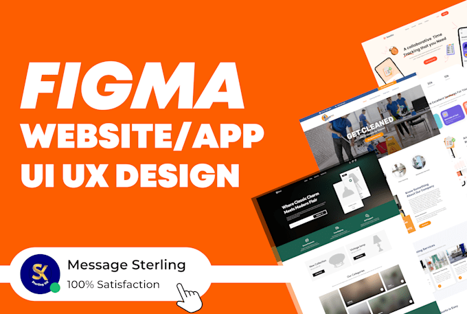 Gig Preview - Do figma website, landing page, dashboard, mobile app UI UX