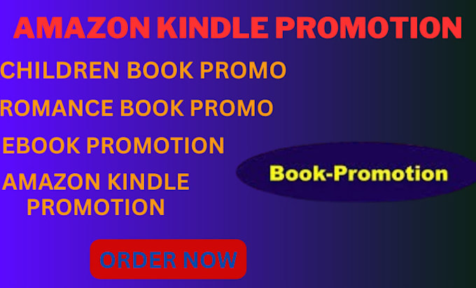 Gig Preview - Do amazon book promotion, ebook marketing and kindle book promotion