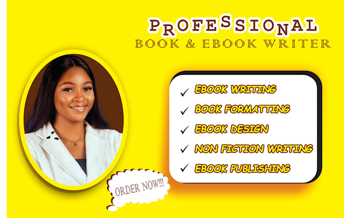 Gig Preview - Be ebook writer, finance, travel guide, business guide