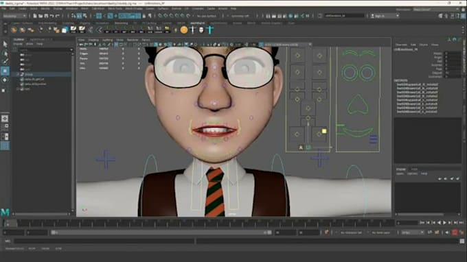 Gig Preview - Rig3d for ue, r3ds, ue animation, ik fk,3d character rigging,ue face expressions