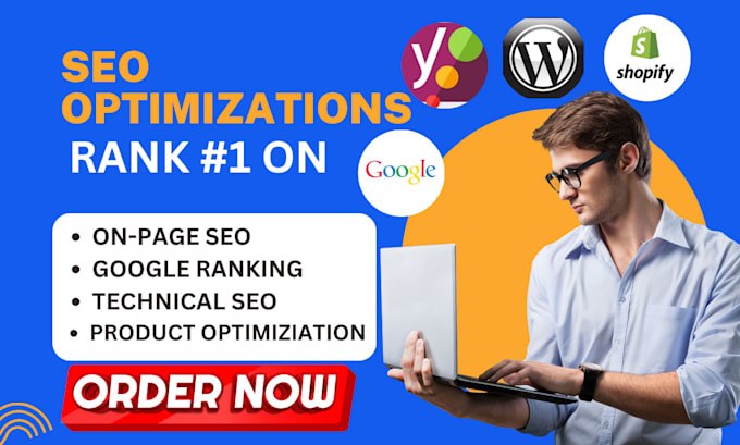 Gig Preview - Setup website SEO optimization on wordpress wix and shopify using yoast rankmach