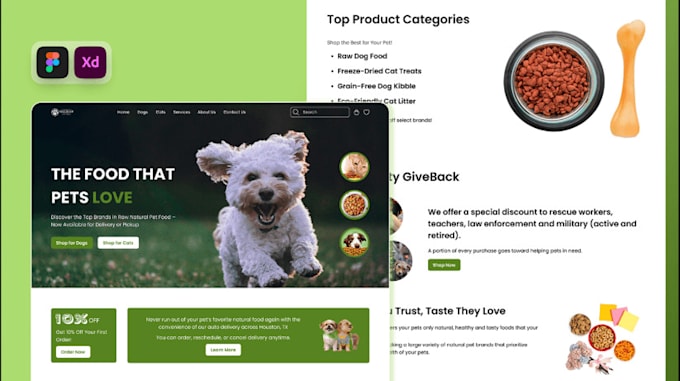 Gig Preview - Build pet website and promote pet medical fashion business for cat dog promotion