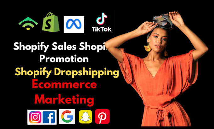 Gig Preview - Boost shopify sales, shopify dropshipping ecommerce marketing, shopify promotion