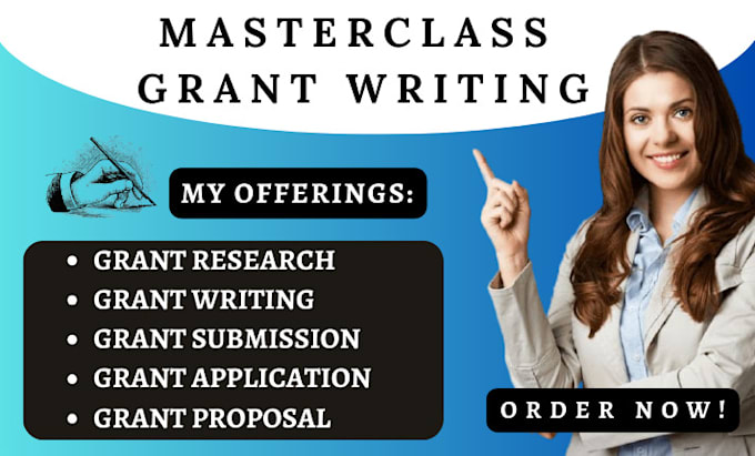 Gig Preview - Write winning grant proposal grant research grant submission 501c3 business plan