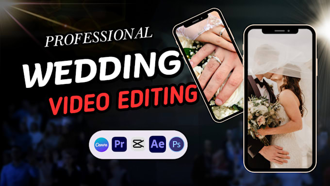 Gig Preview - Do wedding video editing with cinematic storytelling