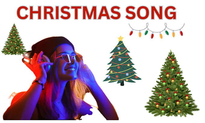 Gig Preview - Create, sing, produce your christmas song, make christmas lyrics video for brand