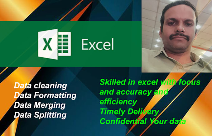 Bestseller - do ms excel data cleaning and formatting, merging, splitting