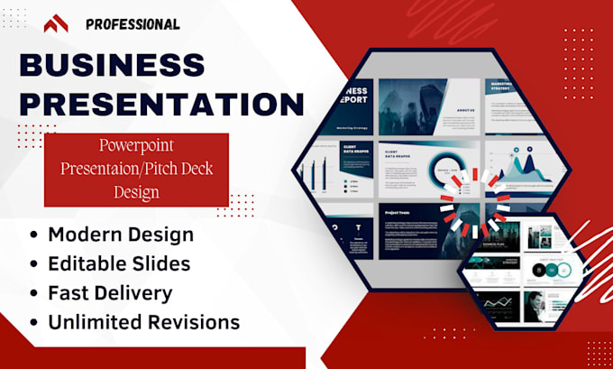 Gig Preview - Design business presentation powerpoint presentation sales presentation business