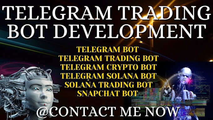 Bestseller - build telegram trading bot, solana bot, crypto bot, snapchat bot