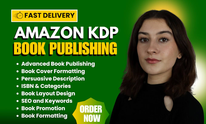 Gig Preview - Do kdp ebook formatting interior layout design for amazon kindle book publishing