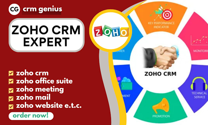 Bestseller - set up zoho forms, zoho campaigns, zoho books, zoho website, zoho mail, zoho crm