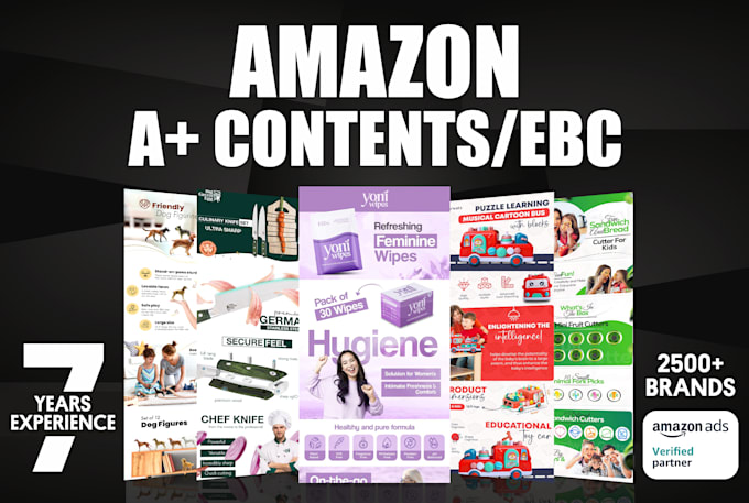 Gig Preview - Our agency will craft and install amazon a plus content, ebc, premium a plus