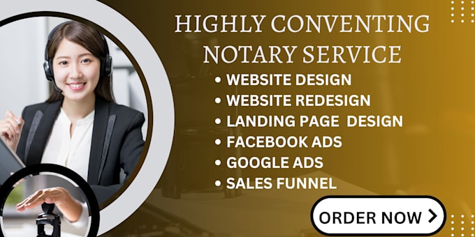 Gig Preview - Notary website, fingerprinting, apostille, law firm website, attorney, lawyer