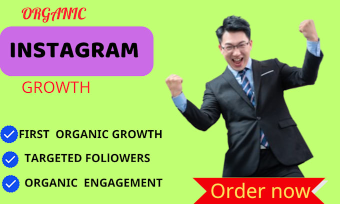 Gig Preview - Organically make your instagram account to grow engagement