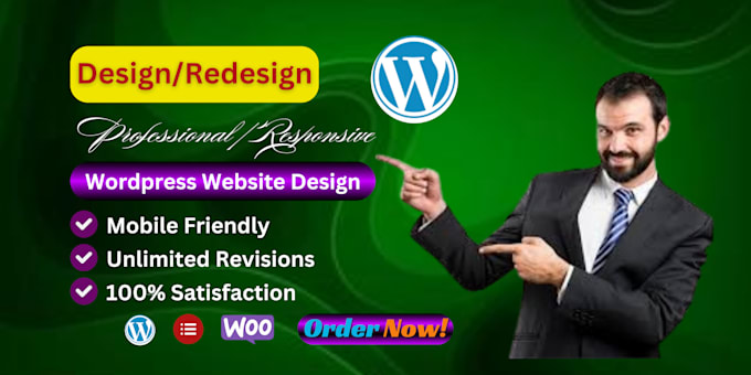 Bestseller - build a professional responsive wordpress website for you