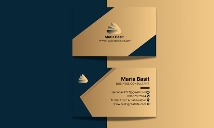 Gig Preview - Do luxury business card design within 10 hour