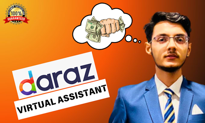 Gig Preview - Provide daraz virtual assistant services from start to rank in daraz marketplace