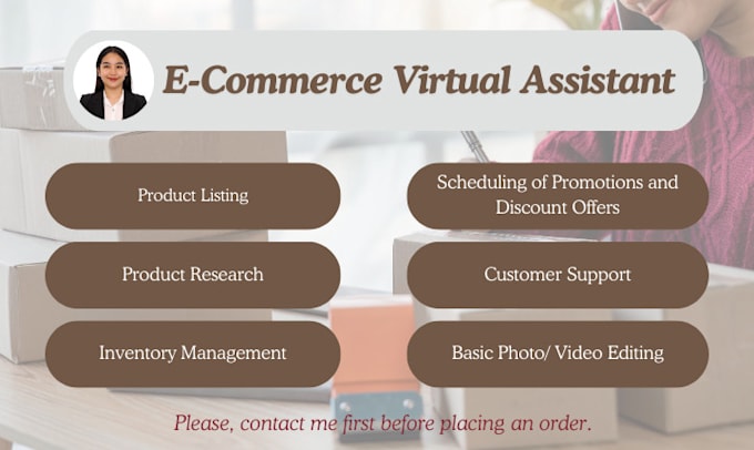 Gig Preview - Be your e commerce virtual assistant