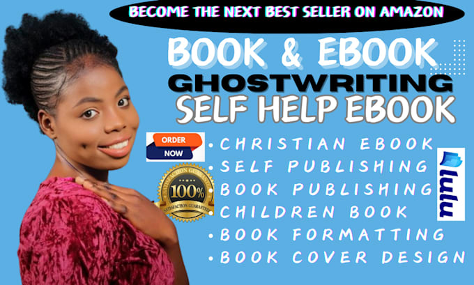 Gig Preview - Be KDP ebook writer, cookbook, self help, christian nonfiction ebook ghostwriter