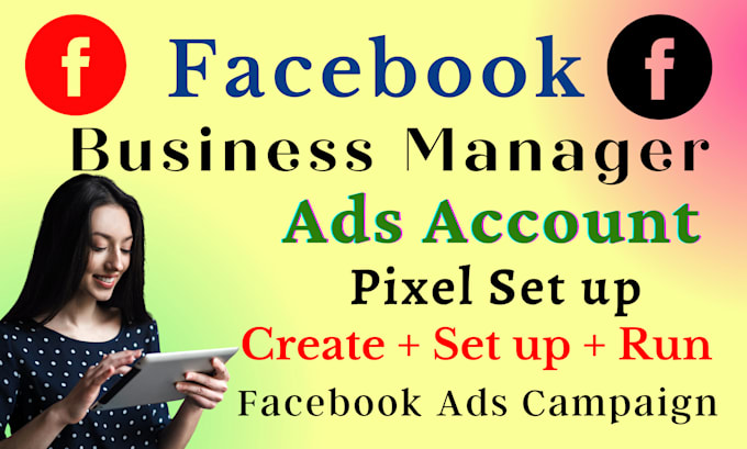 Gig Preview - Create facebook business manager account, ads account run